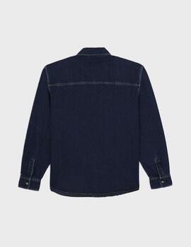 Camisa Dickies Mechanic Denim shirt LS Dark Indigo
