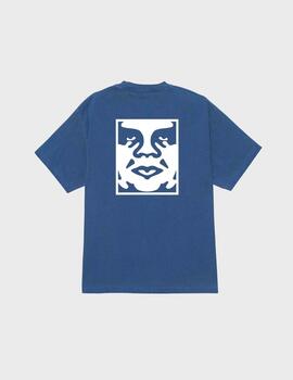 Camiseta Obey Bold Icon Face Pigment dark Denim