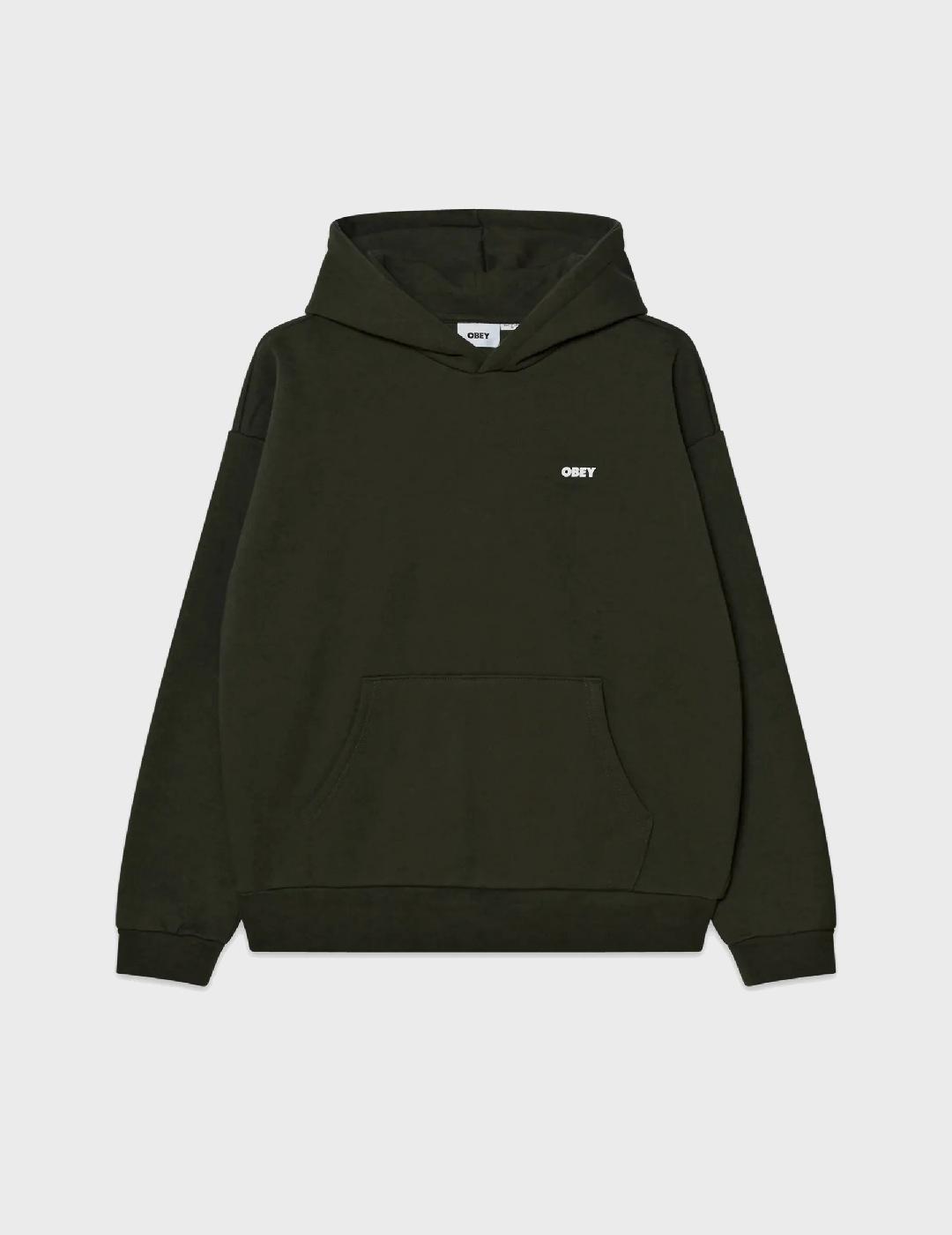 Sudadera Obey Bold Icon Extra Heavy Hood Rosin