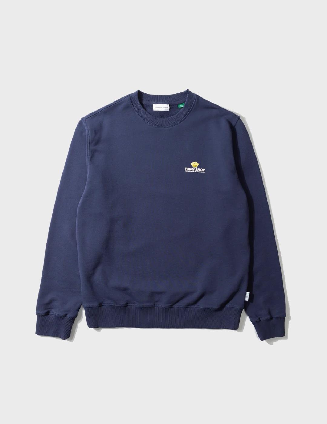 Sudadera Edmmond Studios Pawn Shop SWT Plain Navy