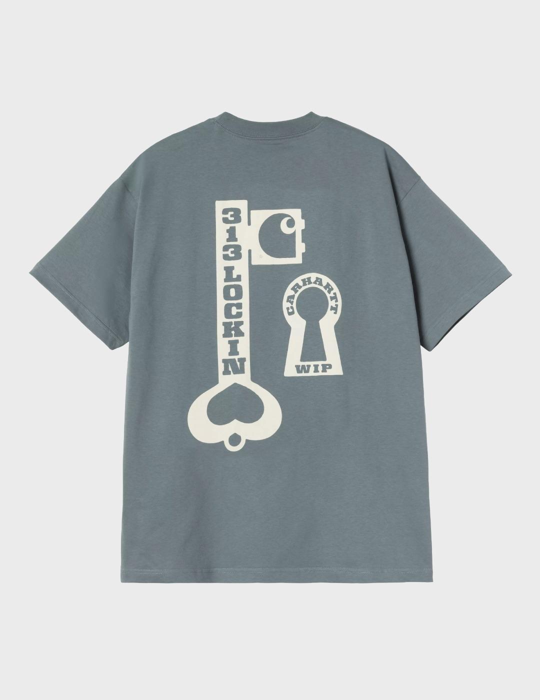 Camiseta Carhartt WIP S/S Locked T-Shirt  CozyBlue