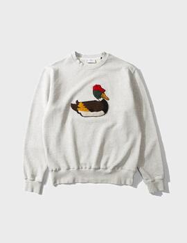 Sudadera Edmmond Studios Duck Hunt Plain Grey Mela