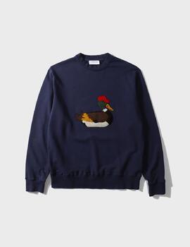 Sudadera Edmmond Studios Duck Hunt Plain Navy