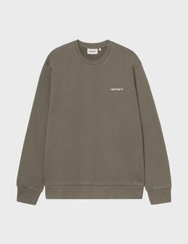 Sudadera Carhartt WIP Script Embroidery Sweat Leaf