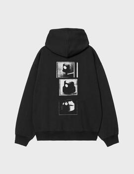 Sudadera Carhartt WIP Hodeed Caps Sweat Ash Heather