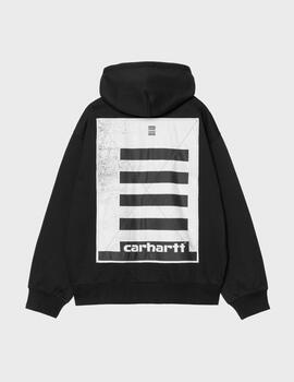 Sudadera Carhartt WIP Hooded Archive Lines JKT Black