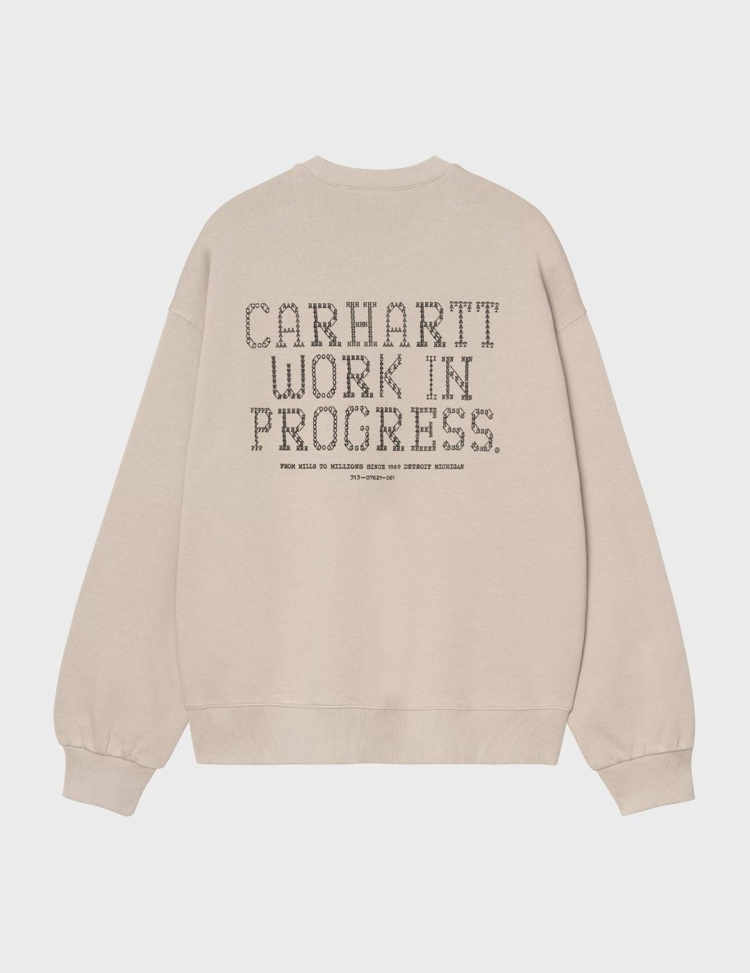 Sudadera Carhartt WIP Punched Sweat Pudle