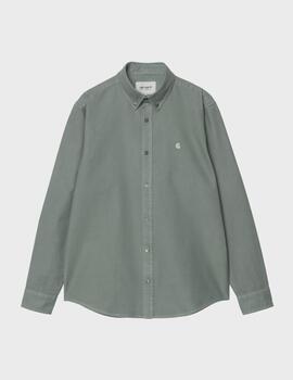Camisa Carhartt Wip L/S Bolton Shirt Velvet Green