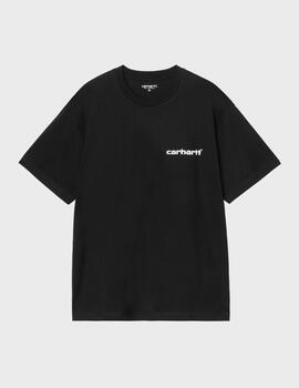 Camiseta Carhartt WIP S/S Caps Black