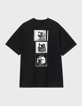 Camiseta Carhartt WIP S/S Caps Black