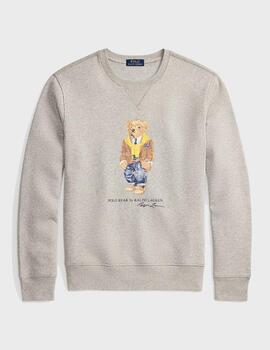 Sudadera Polo Ralph Lauren Bear Grey LSCNM4