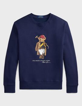 Sudadera Polo Ralph Lauren Bear Navy LSCNM4