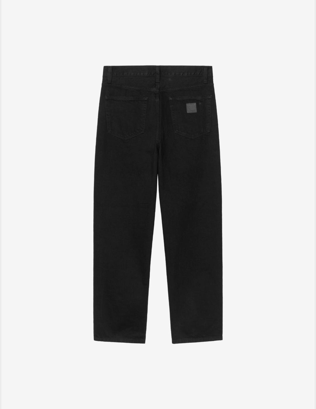 Pantalon Carhartt WIP Aaron Pant Black Rinsed