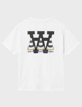 Camiseta WOOD WOOD WWAce Tee Cone Bright White
