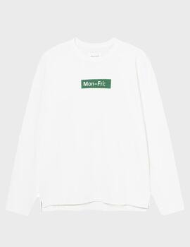 Camiseta WOOD WOOD WWRyan Mon-Fri Bright White