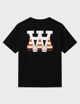 Camiseta WOOD WOOD WWAce Tee Cone Black