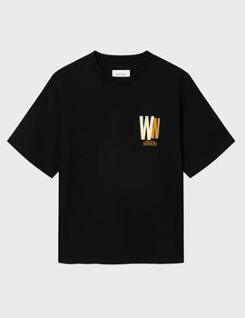 Camiseta WOOD WOOD WWGray Tee Public Black
