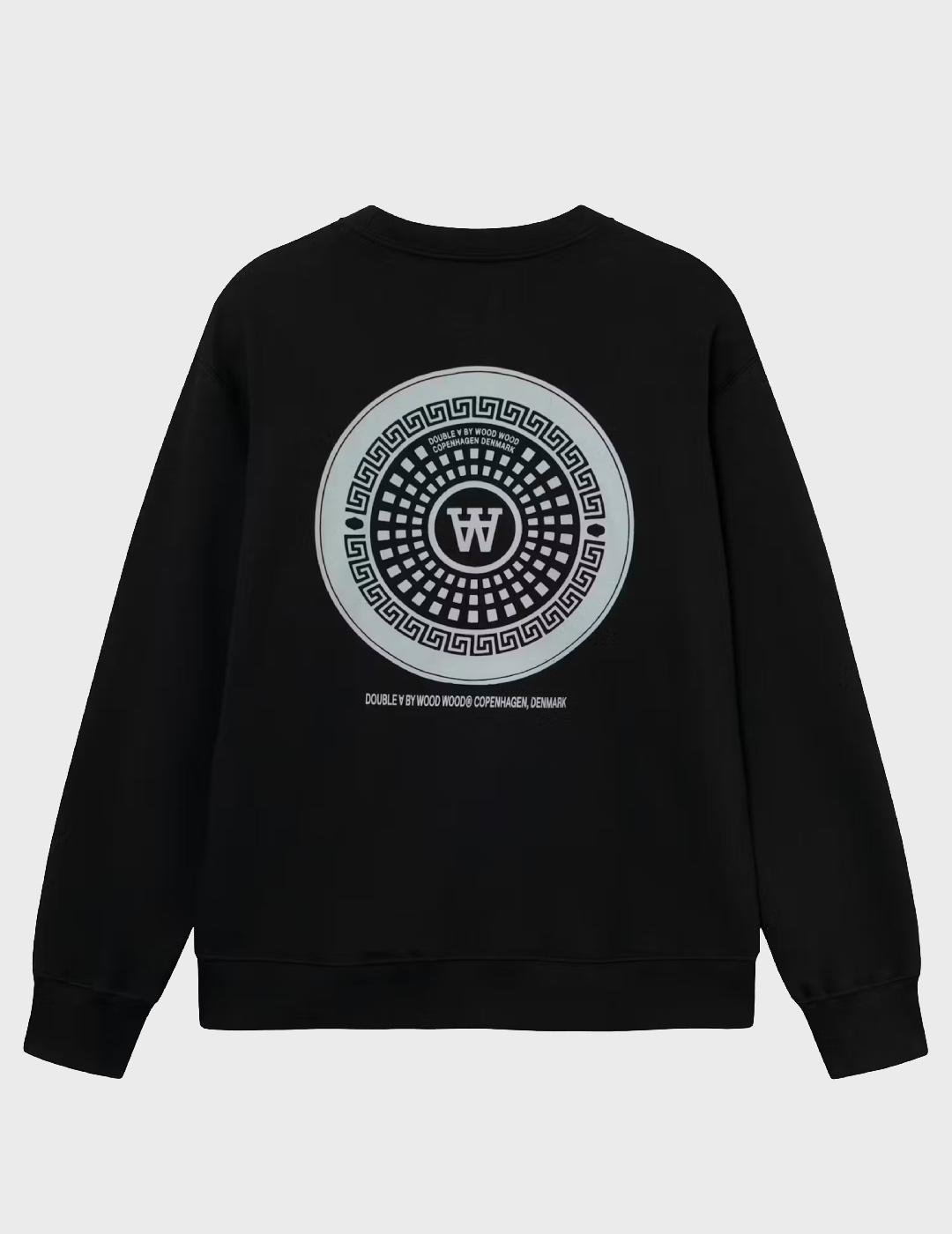 Sudadera WOOD WOOD WWJames MH Cover Black