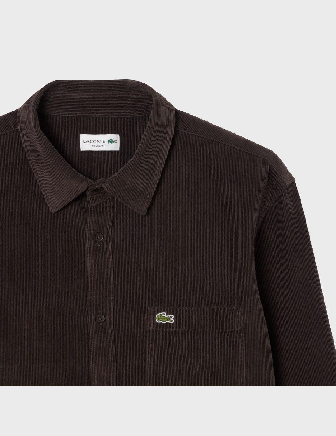 Camisa Lacoste CH3346 Marron-SKB