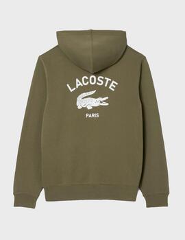 Sudadera Lacoste SH2740 Vert Kaki-E9F
