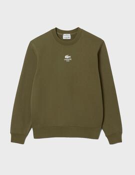 Sudadera Lacoste SH2736 Vert Kaki E9F