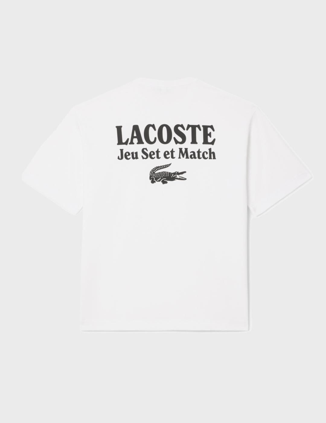Camiseta Lacoste TH5950 Blanc-001