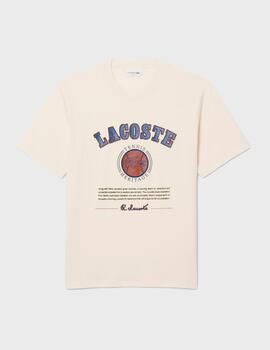 Camiseta Lacoste Tee-Shirt Blanc TH5910