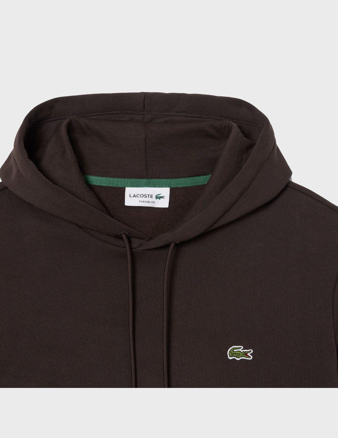 Sudadera Lacoste Sweatshirt A Capuche Hom Marron