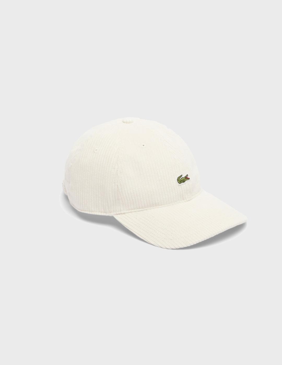 Gorra Lacoste Caps Unisex Adult Woven Blanc