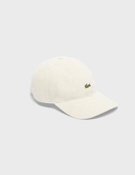 Gorra Lacoste Caps Unisex Adult Woven Blanc