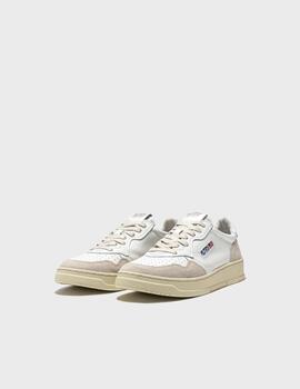 Zapatillas Autry Medalist Low Wom Leat/Suede White