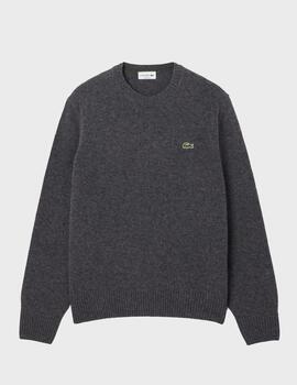 Jersey Lacoste Crewneck Sweaters Gris Chine