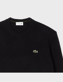 Jersey Lacoste Crewneck Sweaters Noir