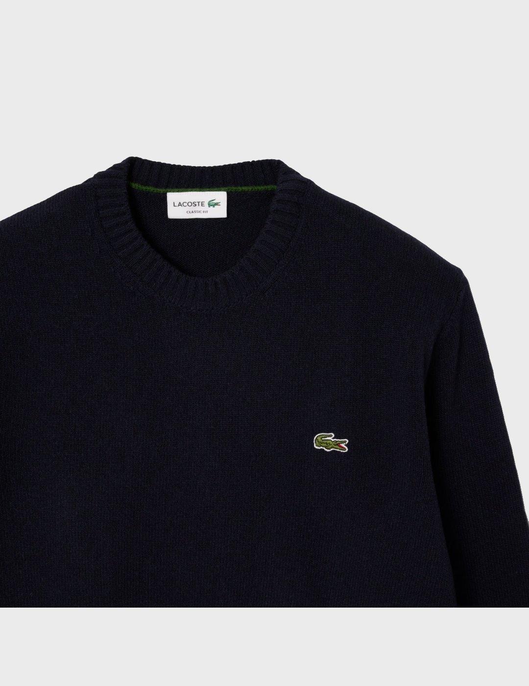 Jersey Lacoste Crewneck Sweaters Bleu Marine