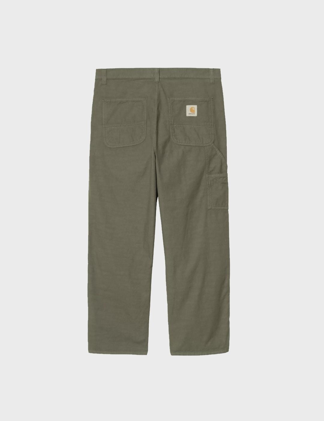 Pantalon Carhartt WIP Walter Double Knee Leaf Garment Dyed