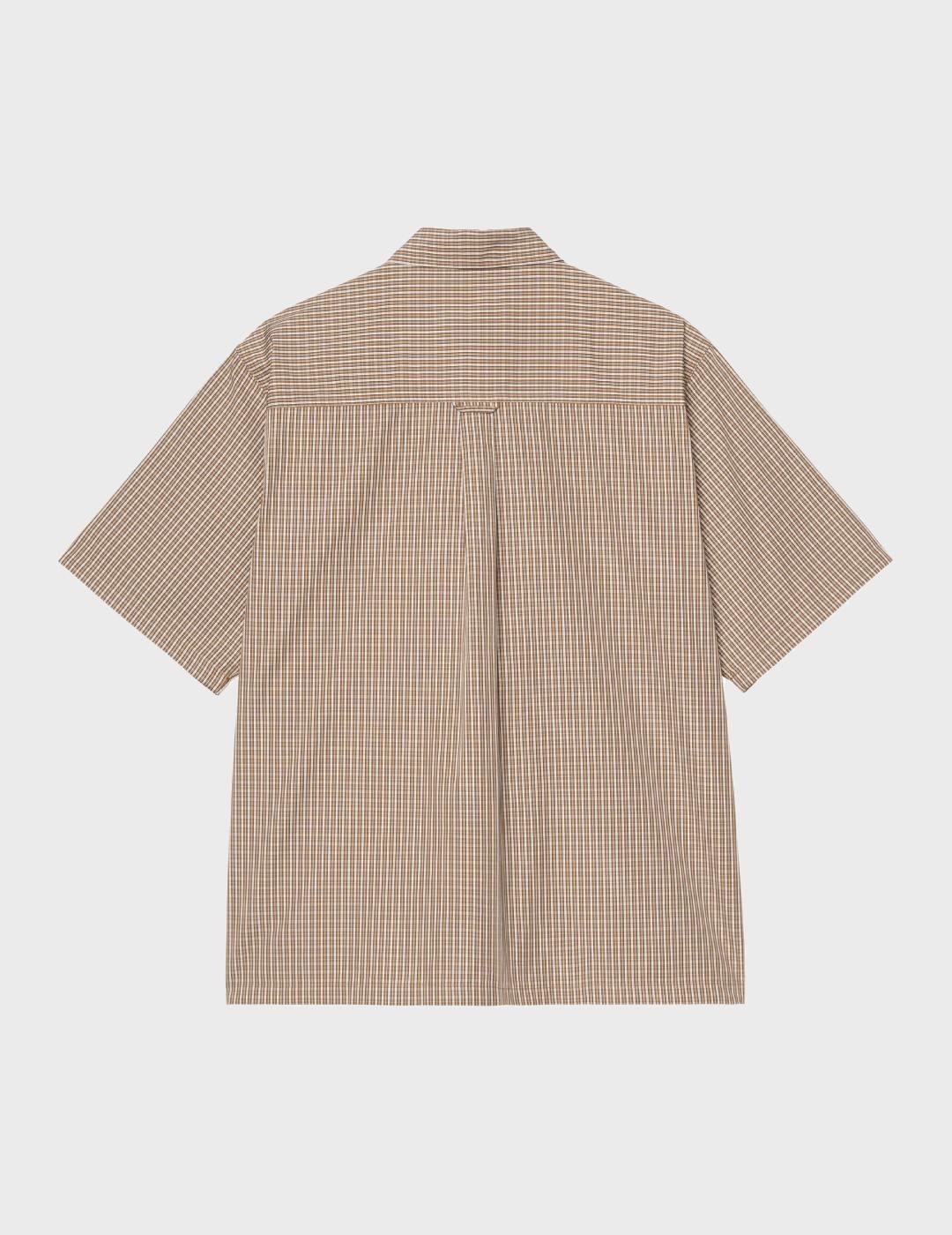 Camisa Carhartt WIP S/S Groff Shirt Groff Check, H