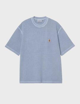 Camiseta Carhartt WIP S/S Nelson Waffle Gentle Blue