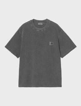 Camiseta Carhartt WIP S/S Nelson Wafle Blck/grmt