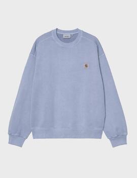 Sudadera Carhartt WIP Nelson Sweat Gentle Bl/grmt