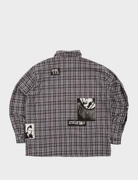 Camisa Wasted Paris Taunt Black Tartan