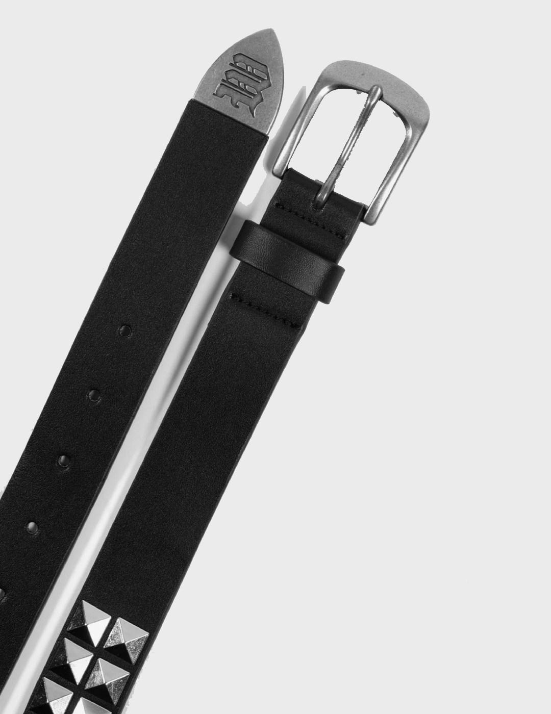 Cinturón Taunt Leather Belt Black