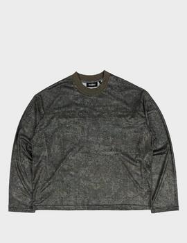 Camiseta Wasted Paris Mesh Longsleeves Olive Khaki