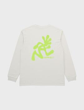 Camiseta Gramicci Running Man L/S Tee Natural Pigm