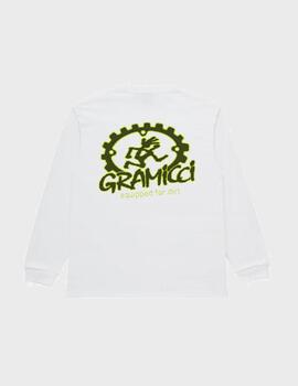 Camiseta Gramicci Equipped For Dirt L/S Tee White