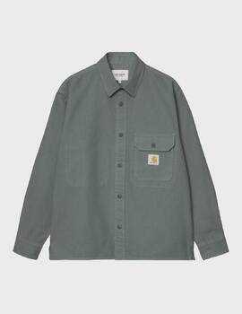 Camisa Carhartt WIP Reno Shirt Jac Velvet Green