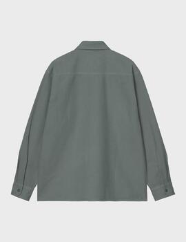 Camisa Carhartt WIP Reno Shirt Jac Velvet Green