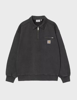 Sudadera Carhartt WIP Half Zip Detroit Sweat Black