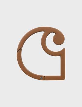 Llavero Carhartt WIP C Logo Carabiner Brown
