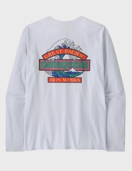 Camiseta Patagonia M`s L/S Great Waves
