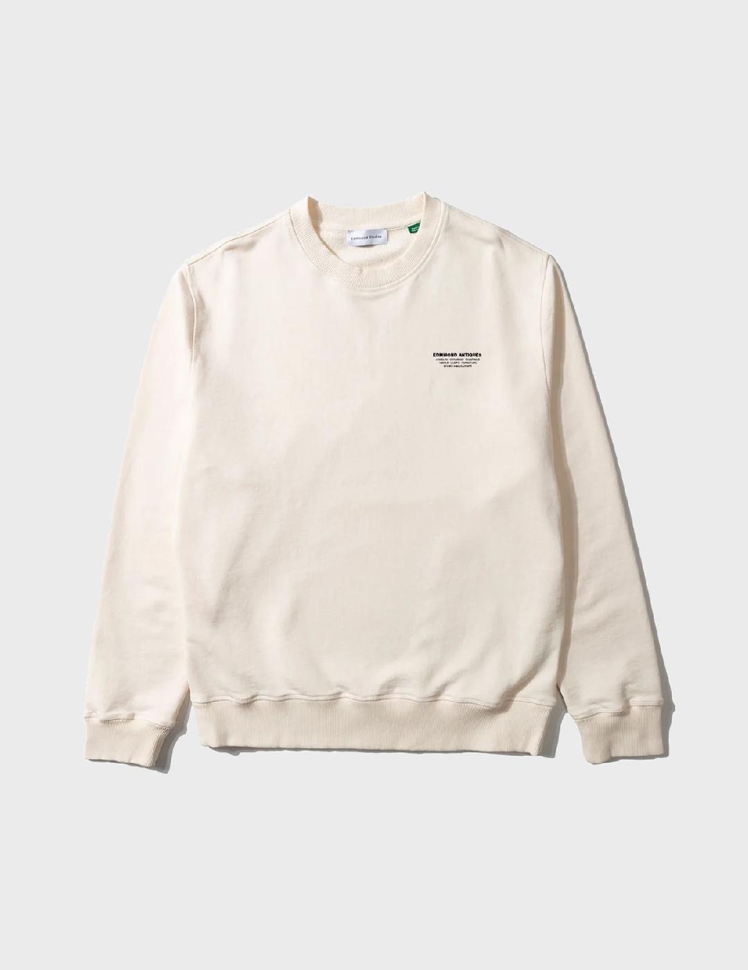 Sudadera Edmmond Studios Antiques Plain Off White